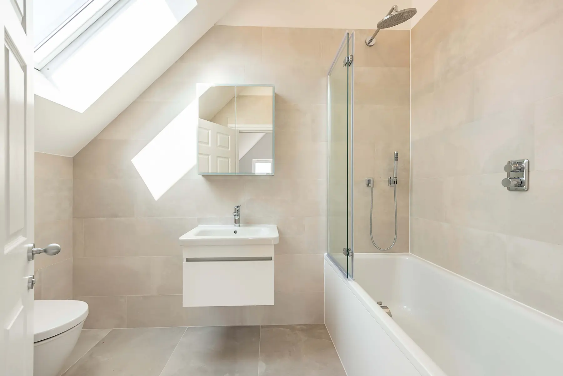 Bathroom fit-out in new build home - Chalfont St Giles Buckinghamshire carpentry package